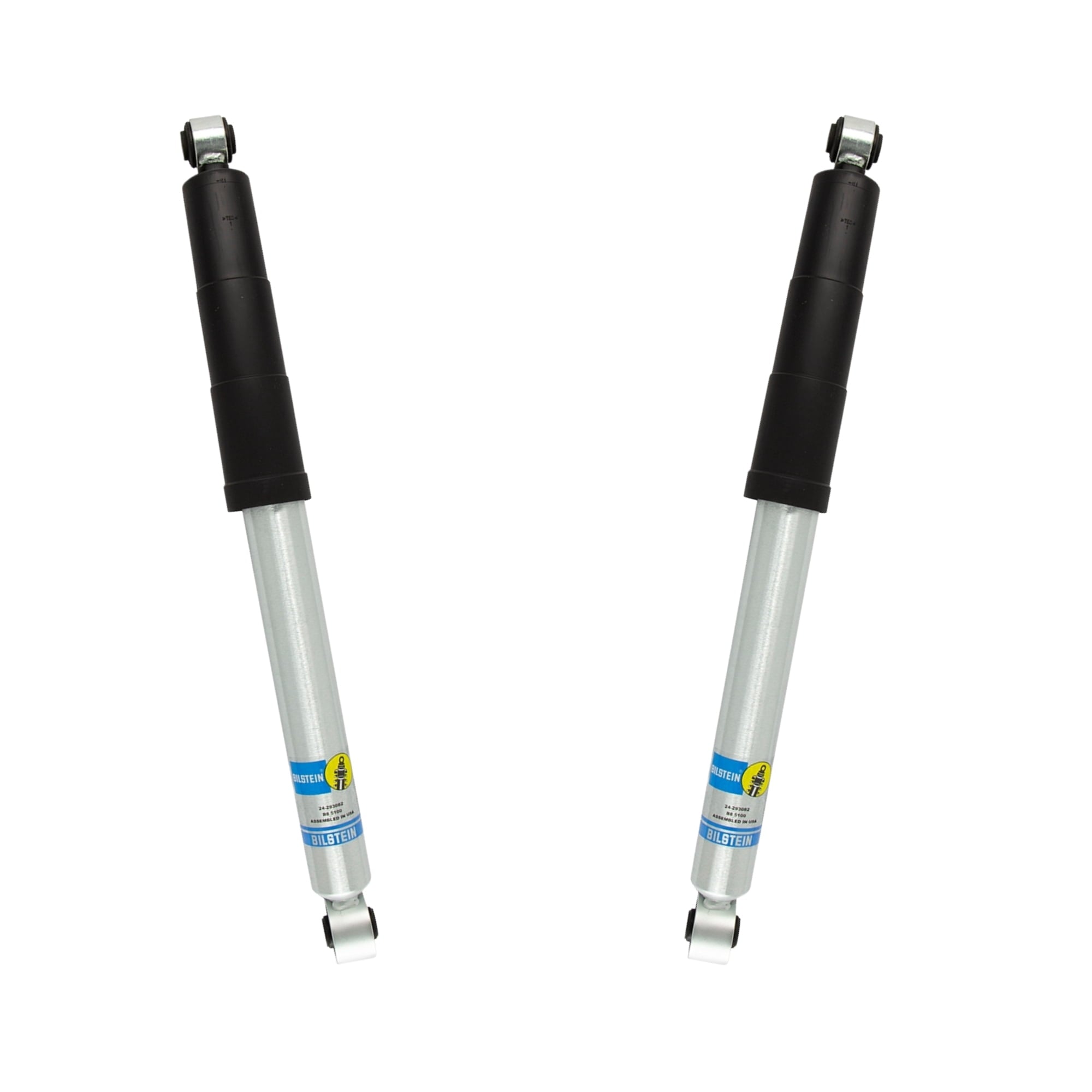 Bilstein Set of Front and Rear B8 5100 Series Shocks Compatible with 2007-2013 Silverado / Sierra 1500 w/o Electronic Suspension with 0-1 Rear Lift